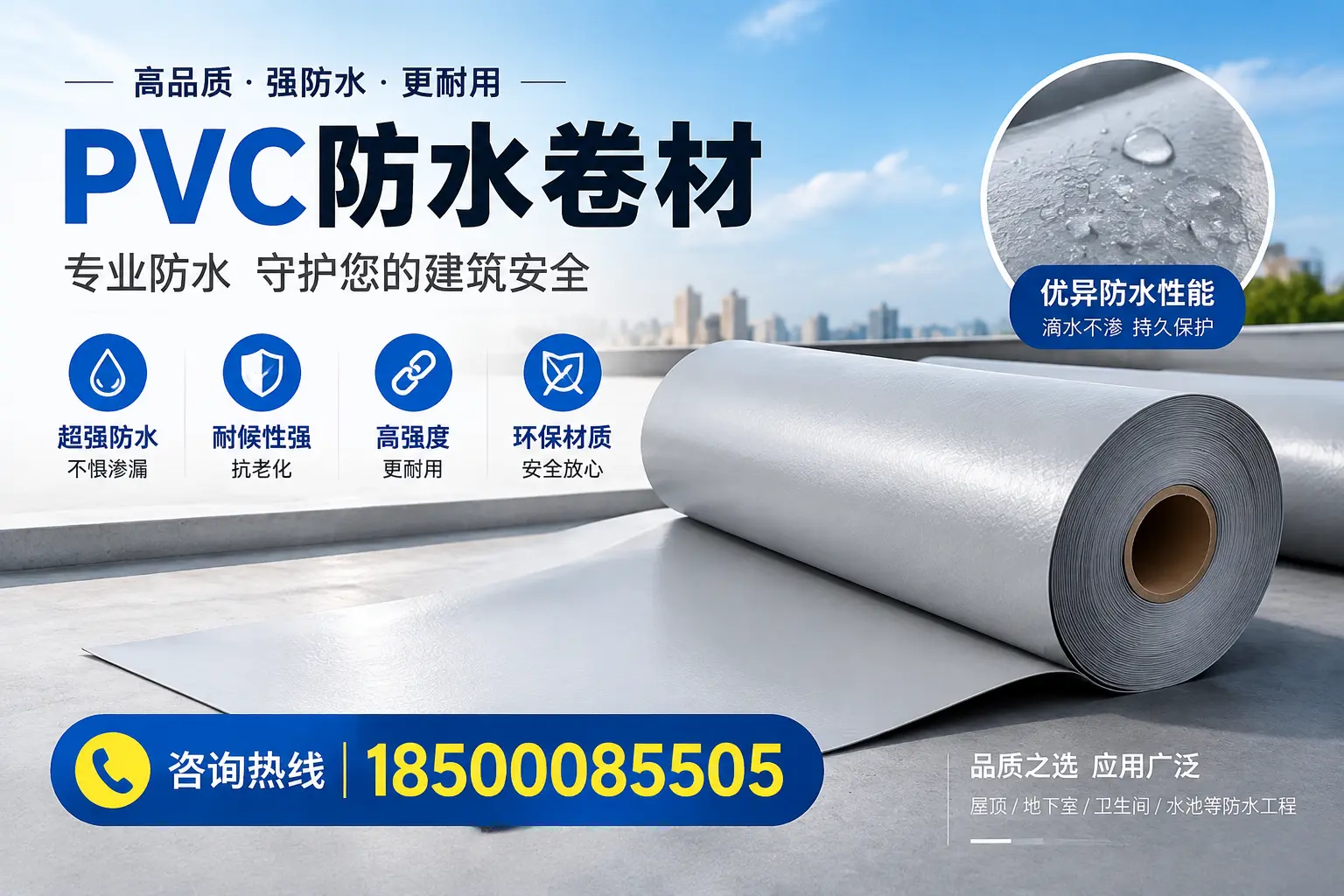 阿克苏地区pvc防水卷材的市场现状与发展趋势